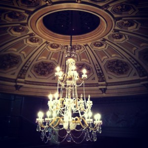 Roof top shot of the chandelier | Duke of York's